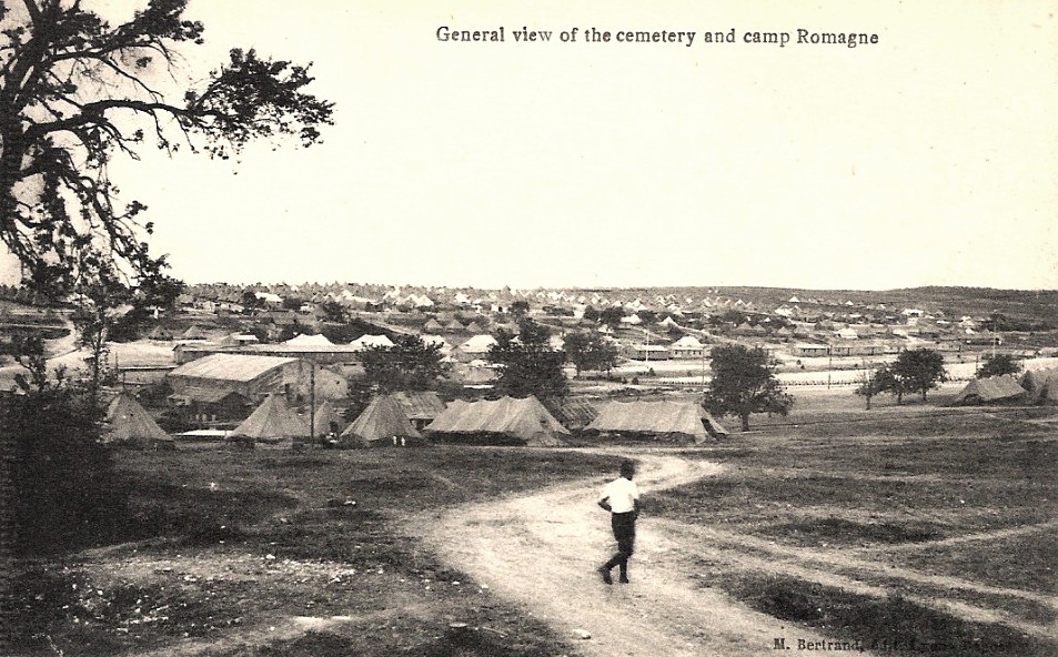 Romagne-sous-Montfaucon (Meuse) Cimetière et camp américain CPA