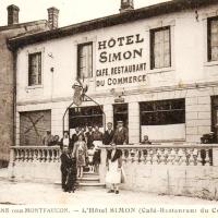 Romagne-sous-Montfaucon (Meuse) L'Hôtel Simon CPA