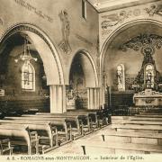 Romagne-sous-Montfaucon (Meuse) L'église Saint Michel CPA