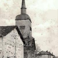 Romagne-sous-Montfaucon (Meuse) L'église Saint Michel en 1905