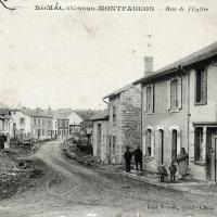Romagne-sous-Montfaucon (Meuse)  La rue de l'église CPA