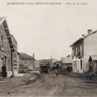 Romagne-sous-Montfaucon (Meuse)  La rue de la Poste CPA