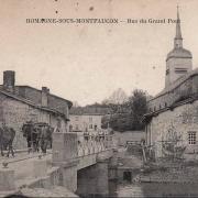 Romagne-sous-Montfaucon (Meuse)  La rue du Grand pont CPA