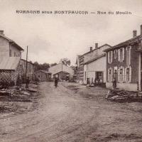 Romagne-sous-Montfaucon (Meuse)  La rue du Moulin CPA