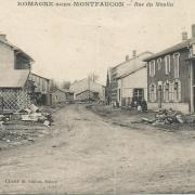 Romagne-sous-Montfaucon (Meuse)  La rue du Moulin CPA