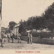 Romagne-sous-Montfaucon (Meuse)  La rue du Petit pont CPA