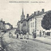 Romagne-sous-Montfaucon (Meuse)  La rue principale CPA4