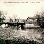 Romagne-sous-Montfaucon (Meuse) Le moulin à eau en 1929 CPA