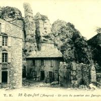 Le quartier des Baragnaudes (cpa)