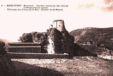 Le rocher Saint Pierre (cpa)