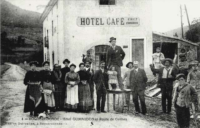 Hôtel Guiraudon et Famille Bascou, cpa