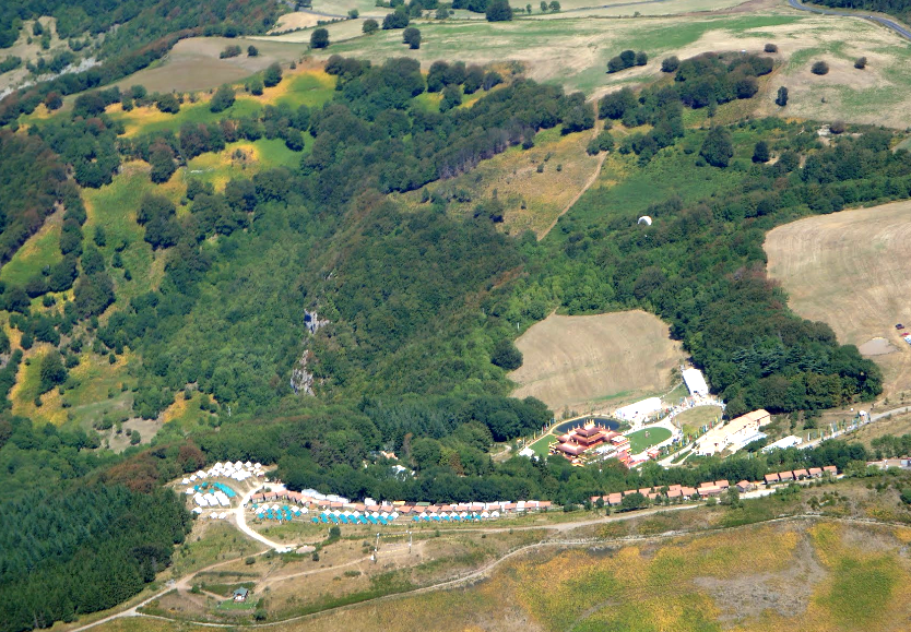 Roqueredonde (Hérault) Le temple en  2011