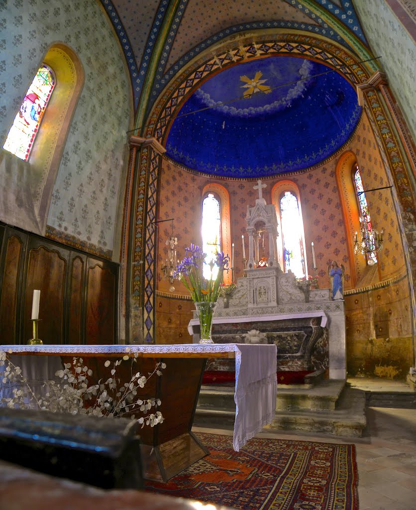 Roquetaillade (Aude) L'église