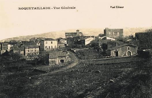Roquetaillade (Aude) CPA Vue générale