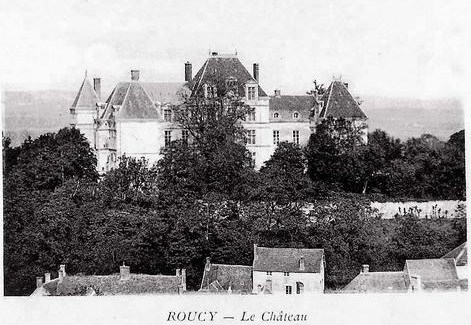 Roucy (Aisne) L'ancien château disparu CPA