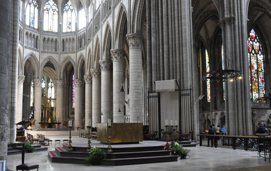 Rouen : La cathédrale Notre-Dame, choeur et abside