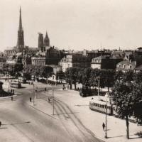 Rouen seine maritime la place de l hotel de ville cpa
