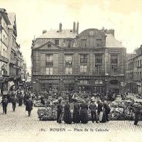 Rouen seine maritime la place de la calende cpa