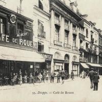 Rouen seine maritime le cafe cpa