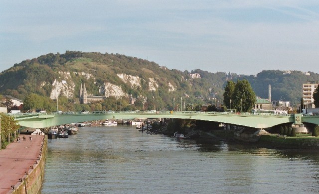 Rouen seine maritime le pont corneille