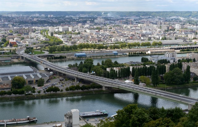 Rouen seine maritime le pont mathilde