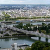 Rouen seine maritime le pont mathilde