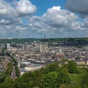 Rouen seine maritime panoramique