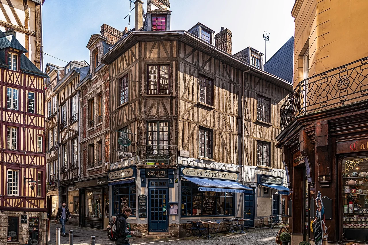 Rouen seine maritime vieilles maisons 