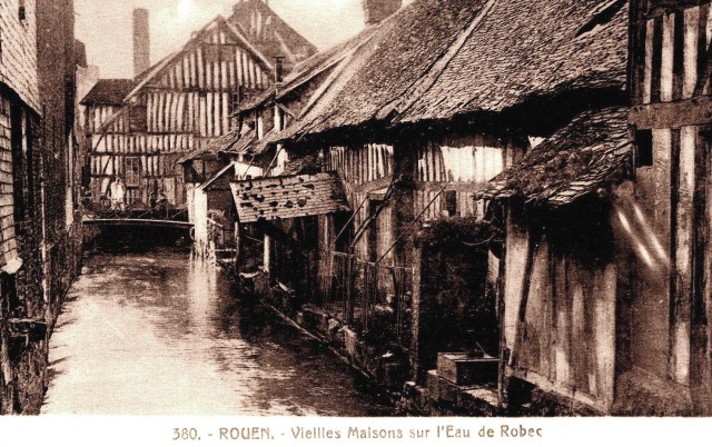 Rouen seine maritime vieilles maisons cpa