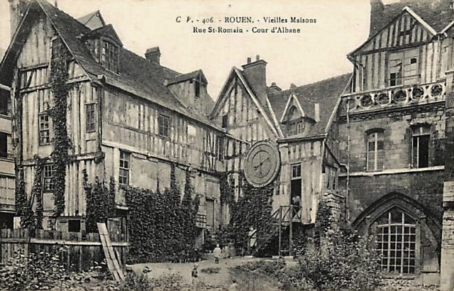 Rouen seine maritime vieilles maisons cpa