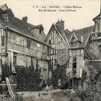 Rouen seine maritime vieilles maisons cpa