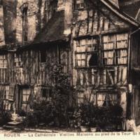 Rouen seine maritime vieilles maisons cpa