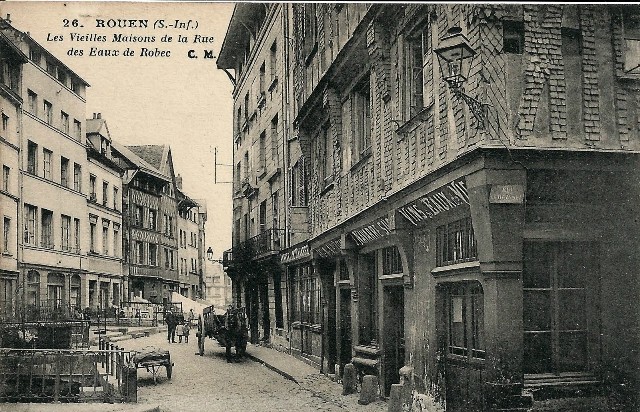 Rouen seine maritime vieilles maisons cpa