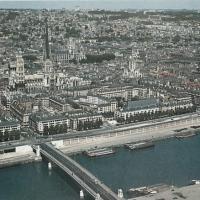 Rouen seine maritime vue aerienne cpa