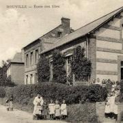 Rouville seine maritime ecole des filles cpa