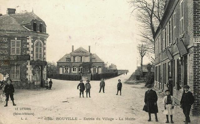Rouville seine maritime mairie cpa