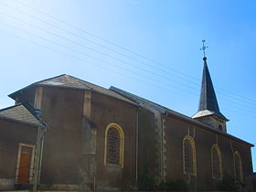 Russange (Moselle) L'église Saint Luc