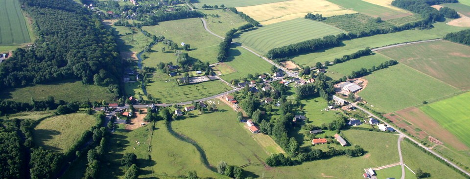 Saâne-Saint-Just (Seine Maritime) Vue aérienne