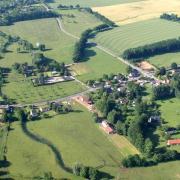 Saâne-Saint-Just (Seine Maritime) Vue aérienne