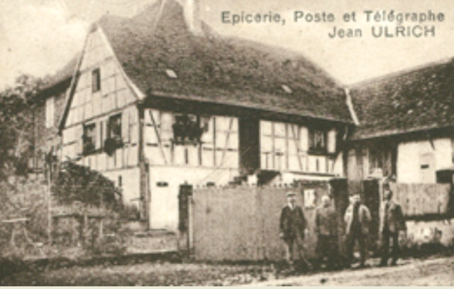 Saessolsheim 67 epicerie et poste de jean ulrich cpa