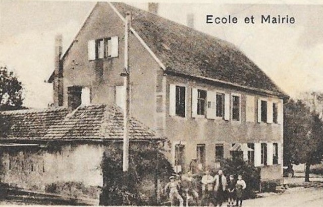 Saessolsheim 67 la mairie ecole cpa