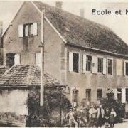 Saessolsheim 67 la mairie ecole cpa