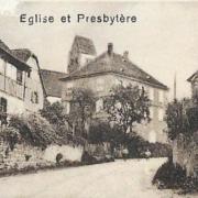 Saessolsheim 69 l eglise et le presbytere cpa