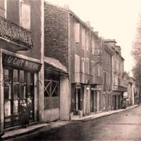 L' avenue de Saint-Affrique (cpa)