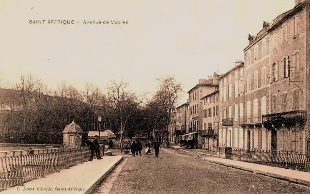 L' avenue de Vabres (cpa)