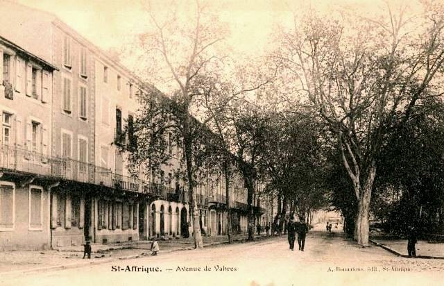 L' avenue de Vabres (cpa)
