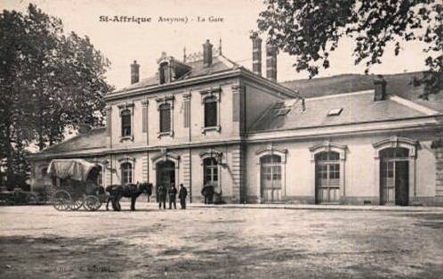 Saint affrique aveyron cpa la gare