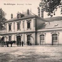 La gare (cpa)