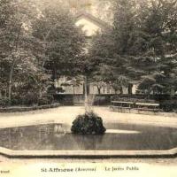 Le jardin public (cpa)