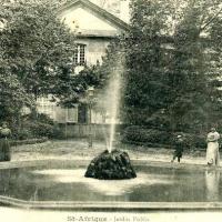 Le jardin public (cpa)
